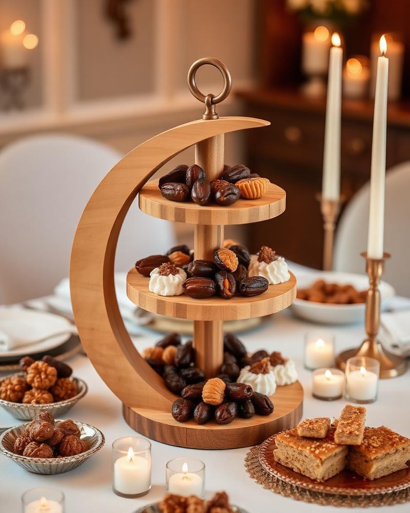 Crescent Dessert Stand